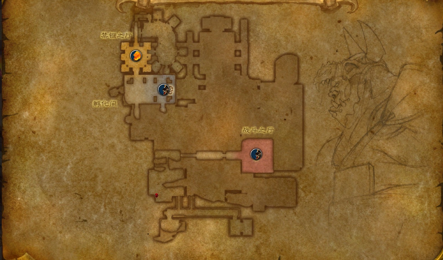 Lower Blackrock Spire map