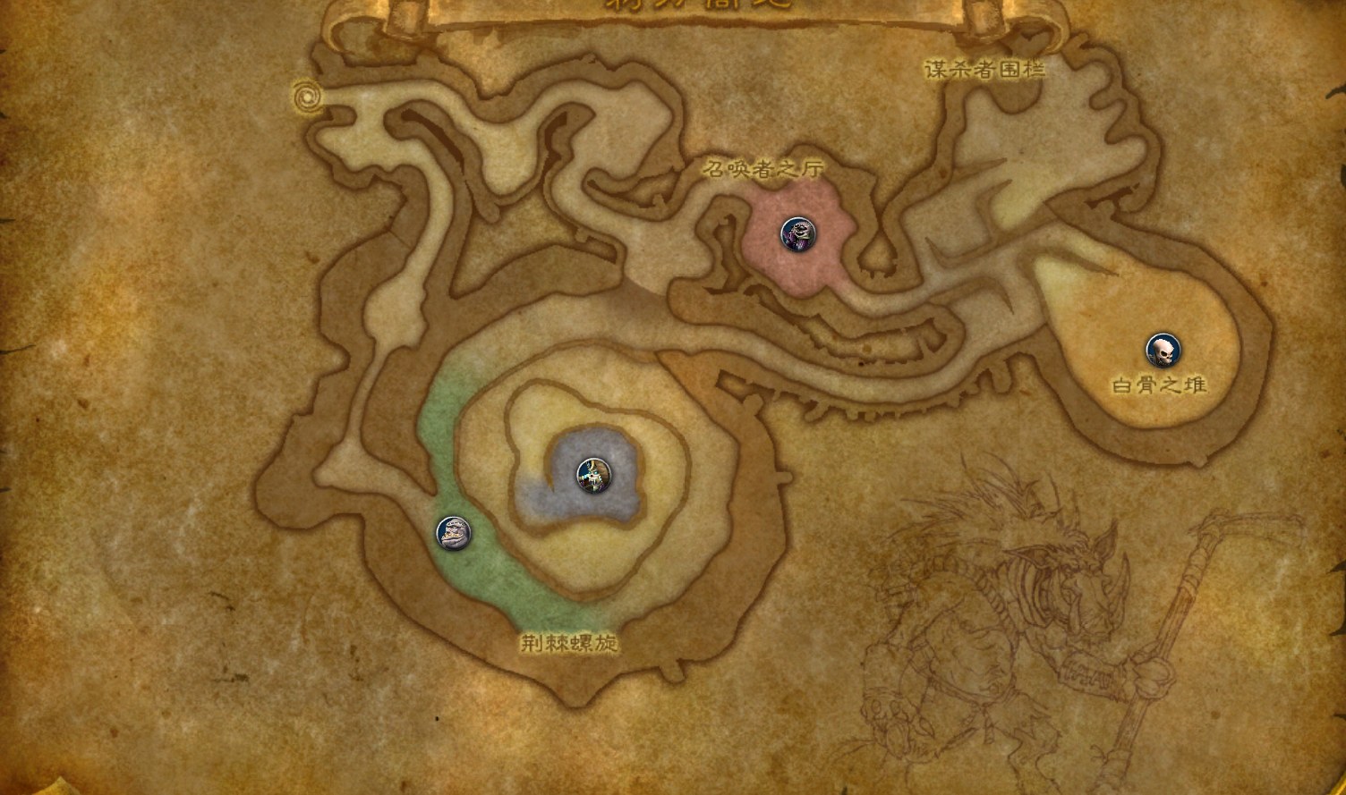 Razorfen Downs map