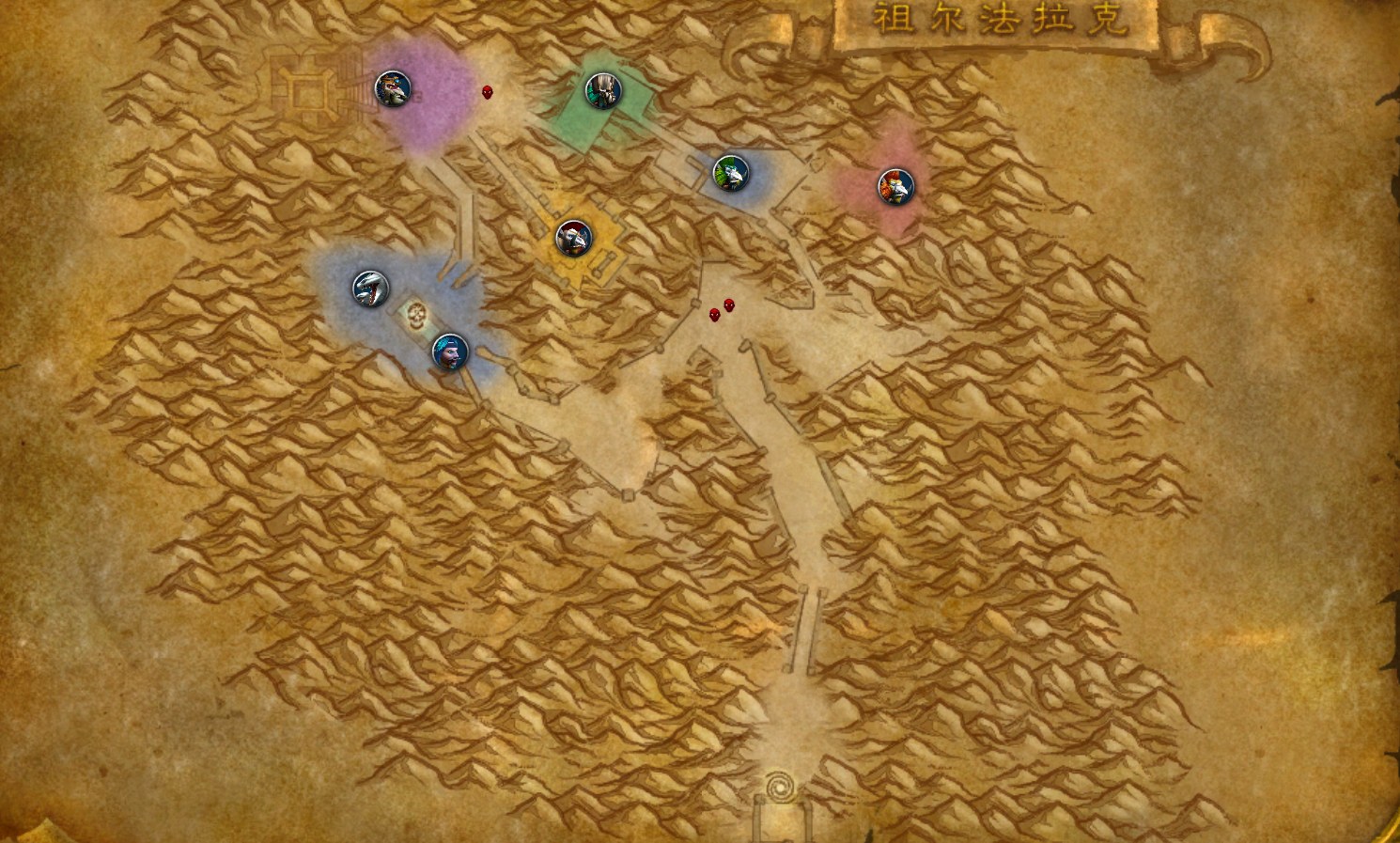 Zul'Farrak map